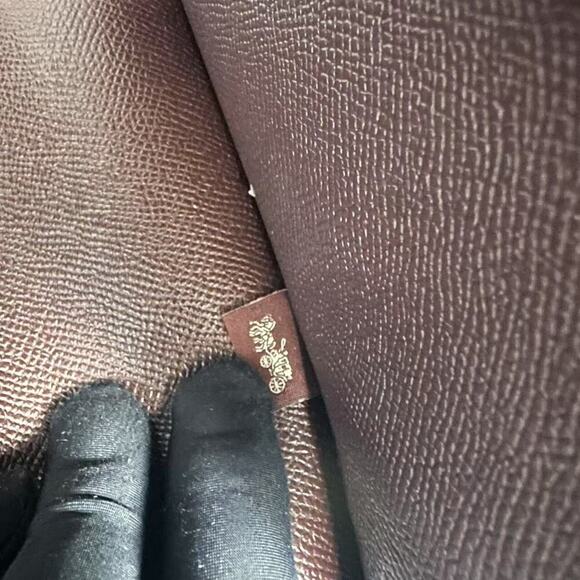 COACH Mollie Tote Large Size In Leather In Silver/Black CV968 NWT - Picture 9 of 12